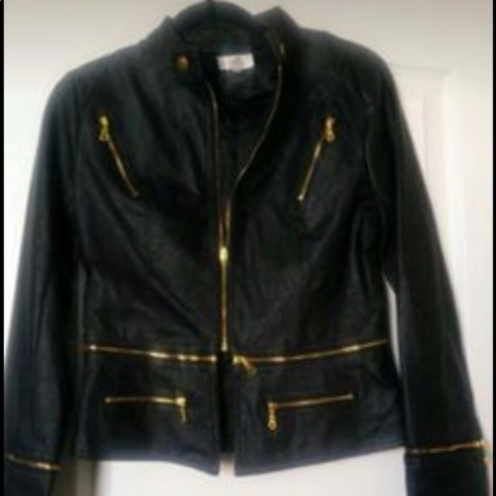 Black Pleather Jacket